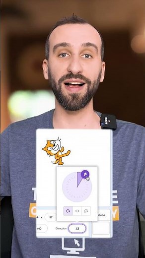 Draw a rainbow circle on Scratch