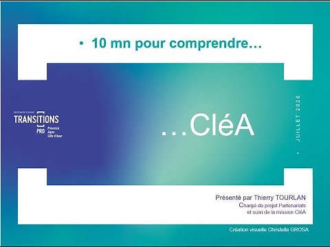10 mn pour comprendre...CléA