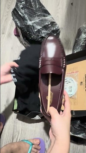 Realistic unboxing #sebago #sebagodan #loafers #youtubeshorts