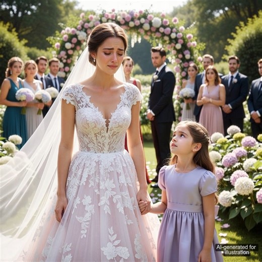 On the morning of my wedding, just as I slipped into my dress, my niece burst in sobbing: “Auntie, you have to stop the wedding!” My heart pounded. “Why?” I asked. She grabbed my hand, shaking — and the moment I looked out that window… everything changed. I had just finished fastening the last clasp on my gown when the door flew open so hard it hit the wall. Lily — my niece, just fourteen — stood there pale, trembling, tears streaking her cheeks. “Auntie… you can’t go through with this wedding,”