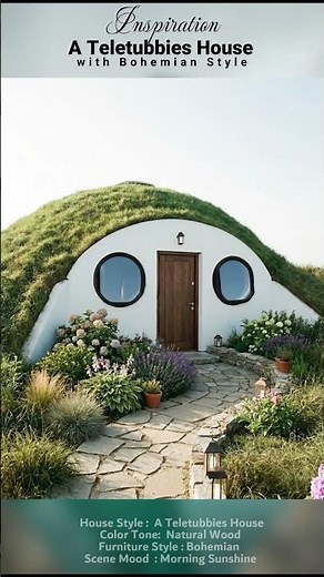 Renovating the abandoned Teletubbies house. #shorts #housedesign #restoration