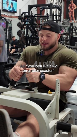 Just 2 dudes in the gym having fun… | caleb