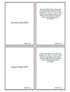 PMP Certification Math Flash Cards (44 Cards) - Etsy