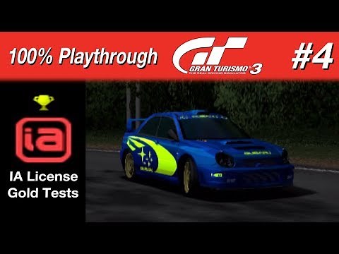 Gran Turismo 3 - #4 - IA License Gold Tests