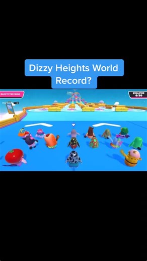 Dizzy Heights World Record on PS4 Gaming - Fall Guys