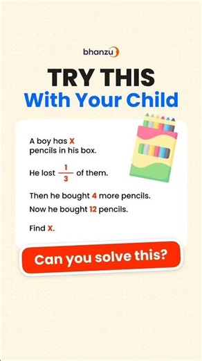 Find x: A Fun Math Puzzle for Kids | Bhanzu