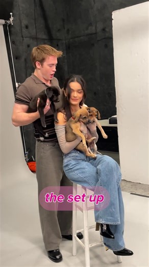 can’t handle the cuteness 🥹 watch the full Rachel Zegler & Kit Connor Puppy Interview at the link! https://youtu.be/_NohTxVNqbU?feature=shared | BuzzFeed