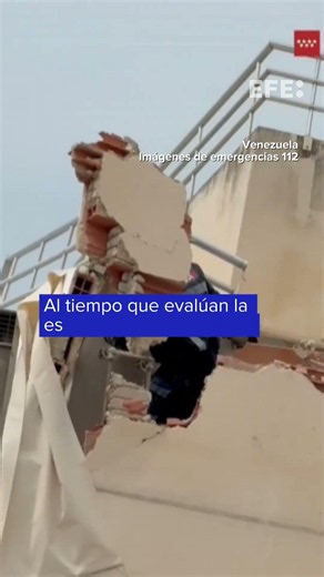 El Equipo de Emergencia y Respuesta Inmediata de Madrid busca supervivientes en Venezuela