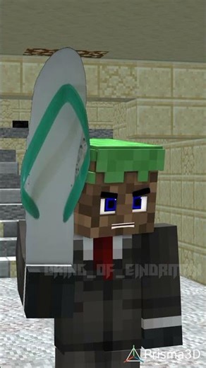 (انميشن ماين كرفت) لا تحاول تسرق ستيف لانك راح تندعس بالشبل😂💔 #minecraft #ماين_كرافت #ههههههههههههه