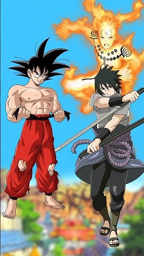 Goku vs Naruto&Sasuke