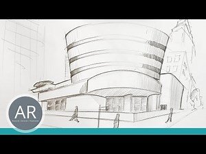 GEWINNSPIEL - Architekturskizze. Gewinne einen Designer-Stift. Mappenkurs Architektur