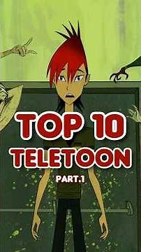 TOP 10 meilleur dessin animé teletoon part 1 #dessinanimé #nostalgie #enfance