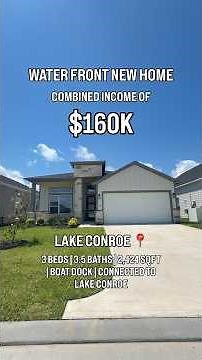 Touring a $595K luxury waterfront home in Texas! | Lake Conroe