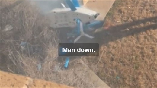 Amazon delivery drone seen falling out of sky nearly hitting a Texas apartment building