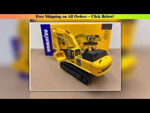 Diecast 1:43 Komatsu 2024 PC520LC-11M0 Excavator Alloy Engineering Truck Model Toy Collectible
