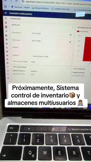 Conociendo Excel on Instagram: "Sistema control de inventario y almacenes Multiusuarios"