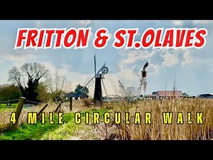 Fritton & St.Olaves 4 mile walk ( Unofficial route ) Gt.Yarmouth, Norfolk, U.K.
