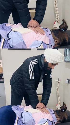 Mid Back Adjustment, Many Times Misalignment In Mid Back Can Cause Pain In Neck or Scapular Wing, Causing Restricted Shoulder Movement. #deepchiropractor #midbackpain #backpain #scapular #scapularstability | Deep Chiropractor