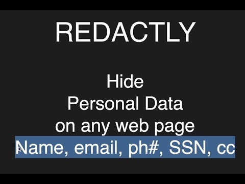 Protect Your Personal Data Online With One Click | Redactly