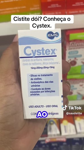 Cistite dói? Conheça o Cystex.