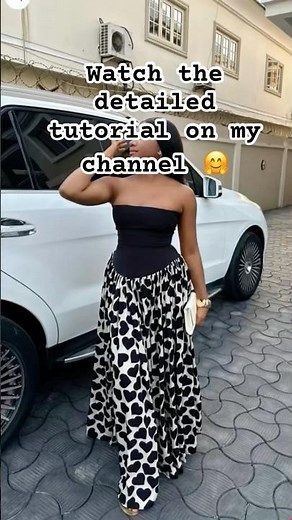 How to Sew a Bustier Dress with Gathers| Sewing Inspiration