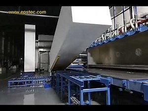 EPS block molding machine production line with automatic storage system