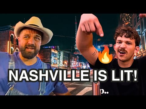 Nashville TN Nightlife | Downtown Nashville Walking Tour with Honky Tonks | What To Do In Nashville