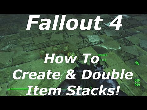 Fallout 4 How To Create & Double Item Stacks! Duplication Glitch AFTER PATCH! (Fallout 4 Glitches)