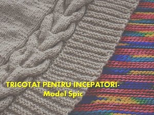 TRICOTAT PENTRU INCEPATORI- Model Spic