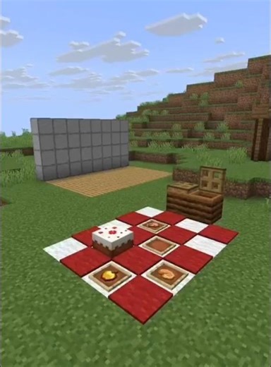 How to make a picnic in Minecraft
