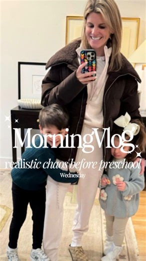 Brighton Butler on Instagram: "Spend a realistic & chaotic morning with us ✨ if you want links to OOTD/robes/pajamas comment SHOP ❤️"