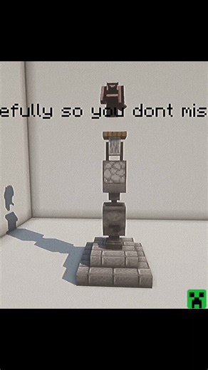 HOW TO BUILD GUARD STACHU IN MINECRAFT TUTORIAL 👈 #minecraft @CREAPER_SHORTS