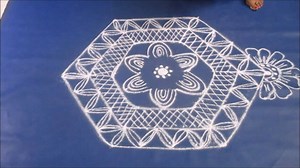 51K views · 1.3K reactions | This is an easy apartment kolam with dots 9 to 5 | Learn kolam | Facebook