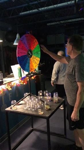 The Halloween Wheel of Doom Workout is in full effect at The FIT all morning long! | The FIT