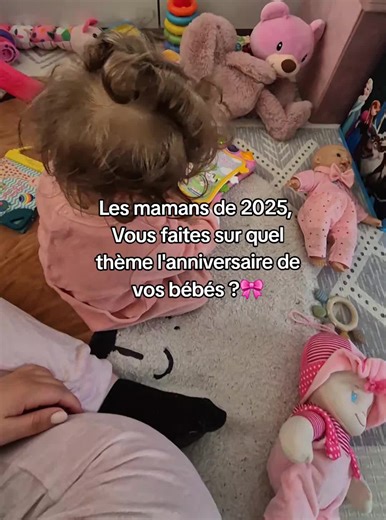 Les mamans vous faites sur quel thème l'anniversaire de vos bébés ?🎀 Déjà presque 1 an, arrêtez le temps svp🥹 #baby2025 #anniversaire1an #baby #mamanalamaisonn #momsidehustle