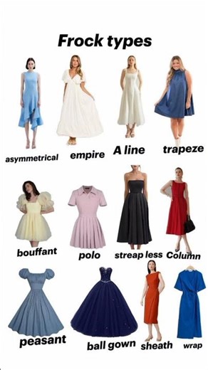 Frock types #fashion #onlineshopping#beauty #shopping #clothes#clothing #diy#dress#trending #shorts