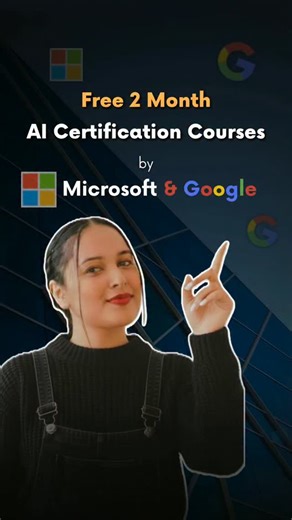 ✅ Save and Share this Reel 📢 All clickable links will be shared in the Broadcast Channel. Join now through the link in my bio! 1. Microsoft Al Course Outline - ➡️ What Is Generative Al? ➡️ Generative Al: The Evolution of Thoughtful Online Search ➡️ Streamlining Your Work with Microsoft Bing Chat Ethics in the Age of Generative Al ➡️ Introduction to Artificial Intelligence Link: https://opportunitiescorners.com/microsoft-free-ai-training-course/ Part 2: Google Artificial Intelligence Course ➡️In