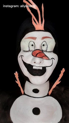 Frozen Olaf Makeup Tutorial