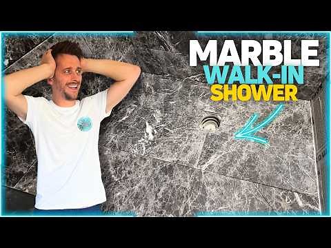 Tiling a Wet Room Shower Floor For Beginners!