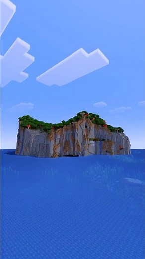 This Minecraft Cliff Island Seed Is Awesome!