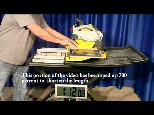 Tile Saw Diamond Blade Shootout - Diamond Blade Demo