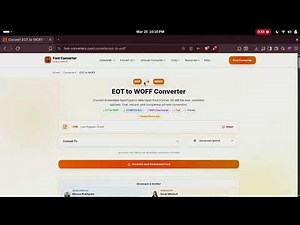 EOT to WOFF Conversion in 1 Minute ⚡ Fast & Easy Font Converter Tutorial