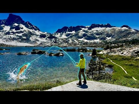 Backpacking Ansel Adams Wilderness: Fishing Thousand Island Lake