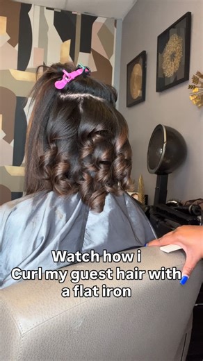 Using one of my favorite tool which is #paulmitchell ion flat iron i achieve the perfect smooth curls FOLLOW MY PAGE FOR MORE HAIRCARE TIPS AND TRICHOLOGY INFORMATION #flatiron #smoothingtreatment #curls #diyhairstyles | Jonesia Melton