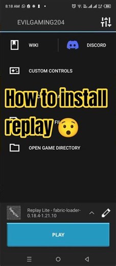 how to install replay 😯#replay #mojo #minecraft