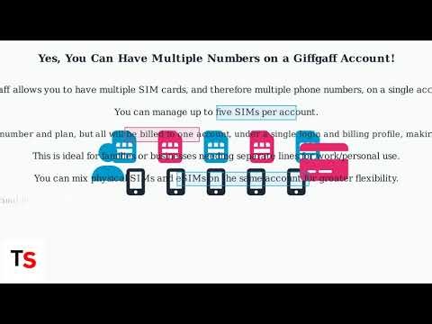Can You Have Two Numbers on a Giffgaff Account? – Dual SIM & Multi-SIM Options