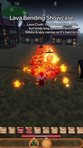Lava Bending Showcase in Elemental Odyssey