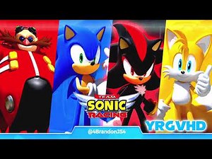 Sonic Twitter Takeover #4 Sonic, Tails, Shadow, and Eggman! (Team Sonic Racing)