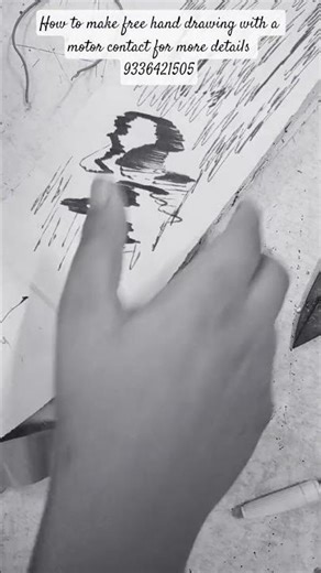 how to make a free hand drawing with a motor