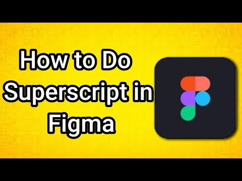 How to Do Superscript in Figma